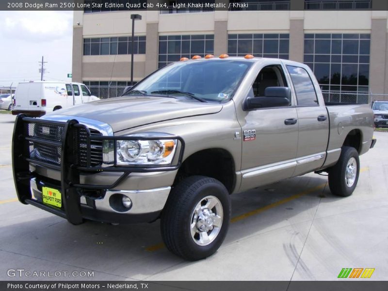 Light Khaki Metallic / Khaki 2008 Dodge Ram 2500 Lone Star Edition Quad Cab 4x4