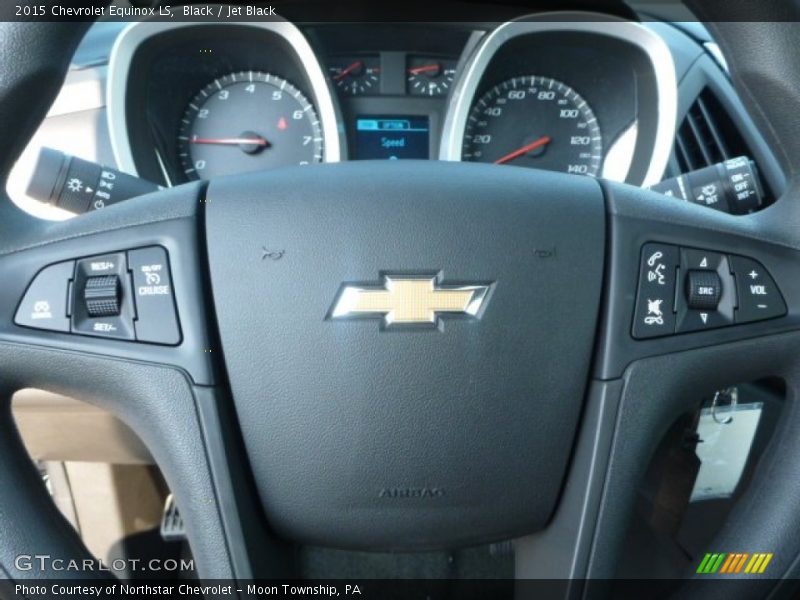 Black / Jet Black 2015 Chevrolet Equinox LS