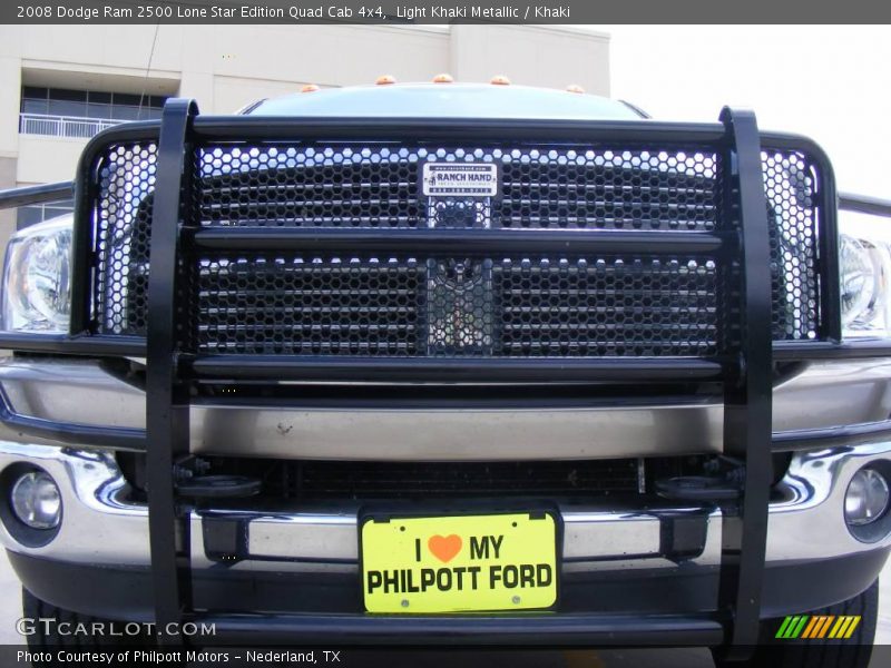 Light Khaki Metallic / Khaki 2008 Dodge Ram 2500 Lone Star Edition Quad Cab 4x4