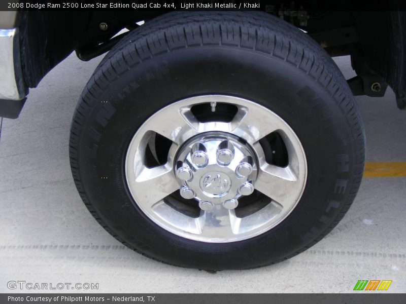 Light Khaki Metallic / Khaki 2008 Dodge Ram 2500 Lone Star Edition Quad Cab 4x4