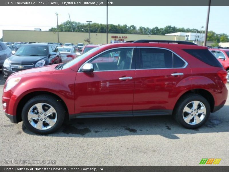 Crystal Red Tintcoat / Jet Black 2015 Chevrolet Equinox LT AWD