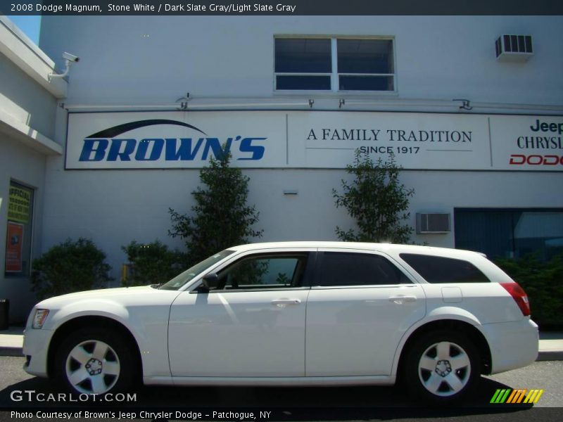 Stone White / Dark Slate Gray/Light Slate Gray 2008 Dodge Magnum