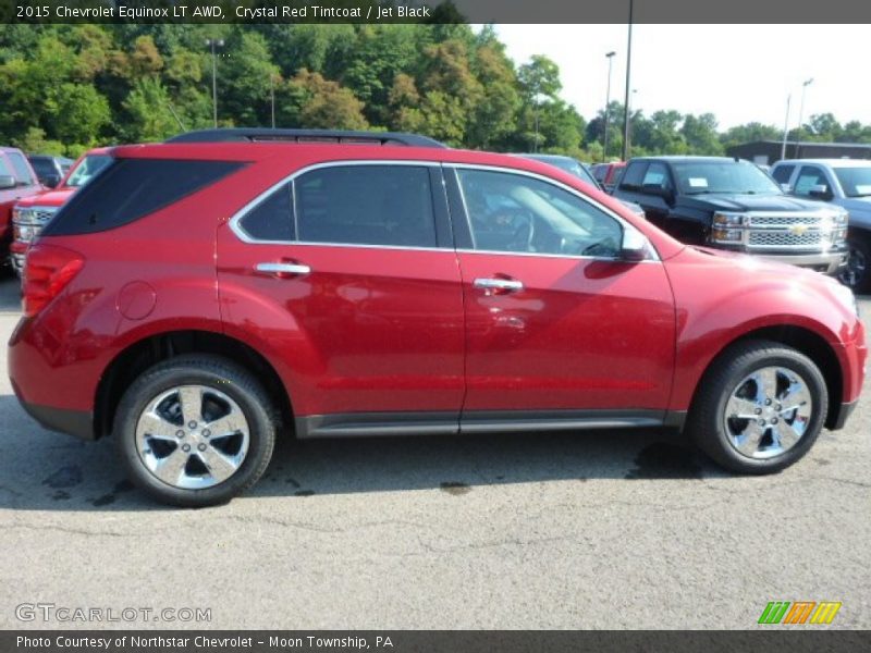 Crystal Red Tintcoat / Jet Black 2015 Chevrolet Equinox LT AWD