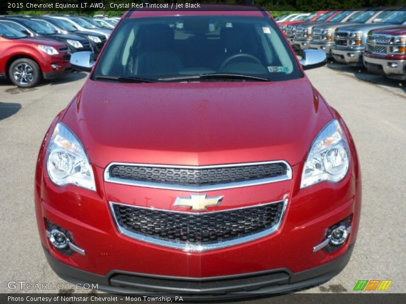 Crystal Red Tintcoat / Jet Black 2015 Chevrolet Equinox LT AWD