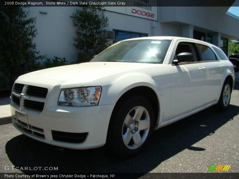 Stone White / Dark Slate Gray/Light Slate Gray 2008 Dodge Magnum