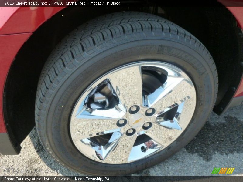 Crystal Red Tintcoat / Jet Black 2015 Chevrolet Equinox LT AWD