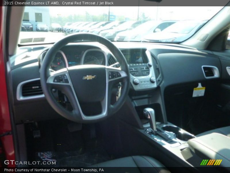 Crystal Red Tintcoat / Jet Black 2015 Chevrolet Equinox LT AWD