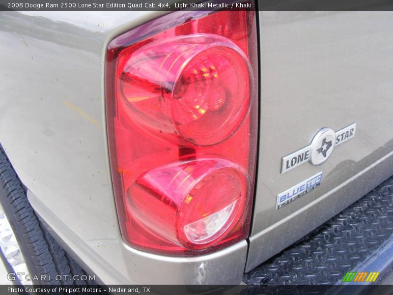 Light Khaki Metallic / Khaki 2008 Dodge Ram 2500 Lone Star Edition Quad Cab 4x4