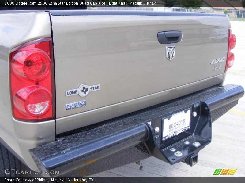 Light Khaki Metallic / Khaki 2008 Dodge Ram 2500 Lone Star Edition Quad Cab 4x4