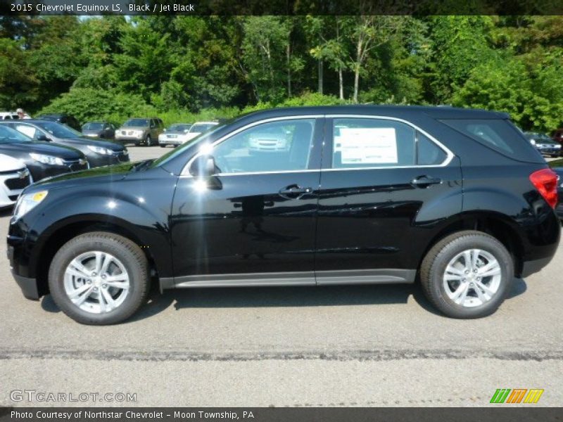 Black / Jet Black 2015 Chevrolet Equinox LS