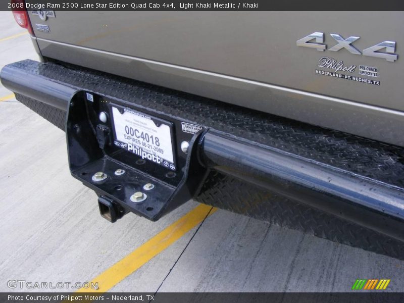 Light Khaki Metallic / Khaki 2008 Dodge Ram 2500 Lone Star Edition Quad Cab 4x4
