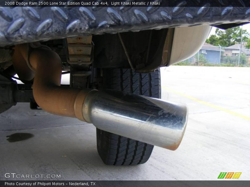 Light Khaki Metallic / Khaki 2008 Dodge Ram 2500 Lone Star Edition Quad Cab 4x4