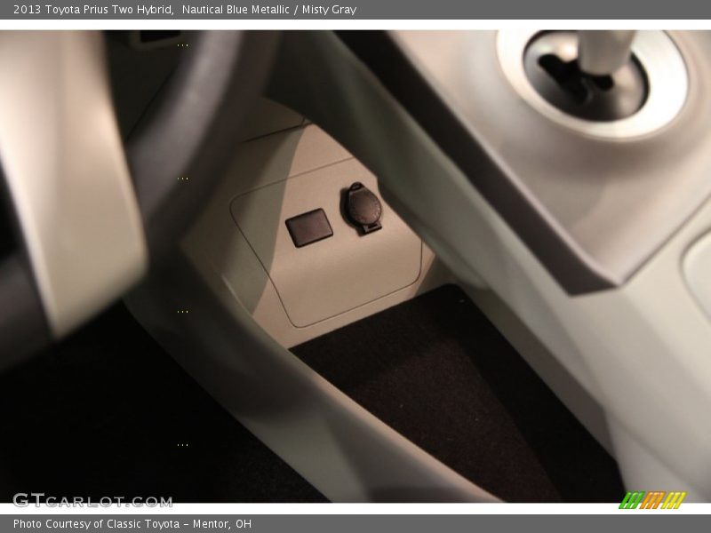 Nautical Blue Metallic / Misty Gray 2013 Toyota Prius Two Hybrid