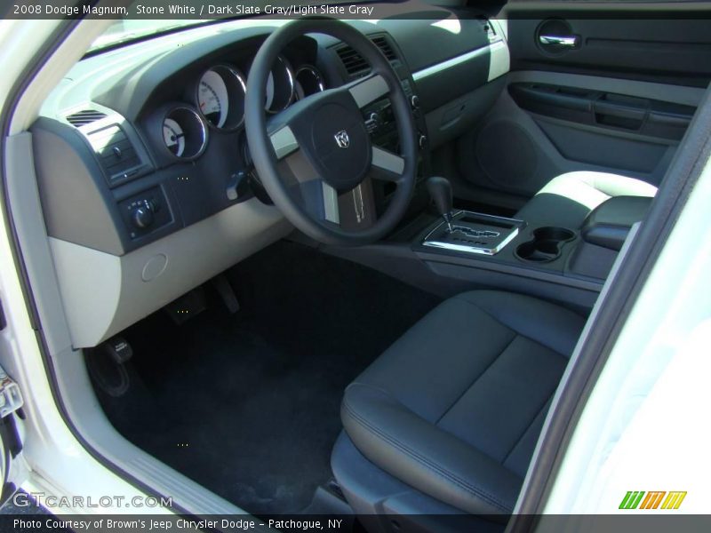Stone White / Dark Slate Gray/Light Slate Gray 2008 Dodge Magnum