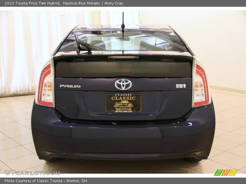 Nautical Blue Metallic / Misty Gray 2013 Toyota Prius Two Hybrid