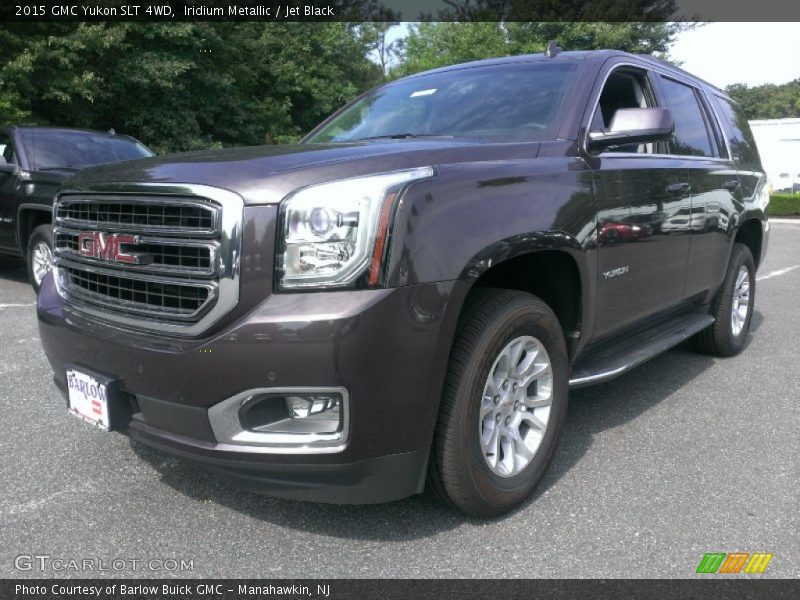 Iridium Metallic / Jet Black 2015 GMC Yukon SLT 4WD