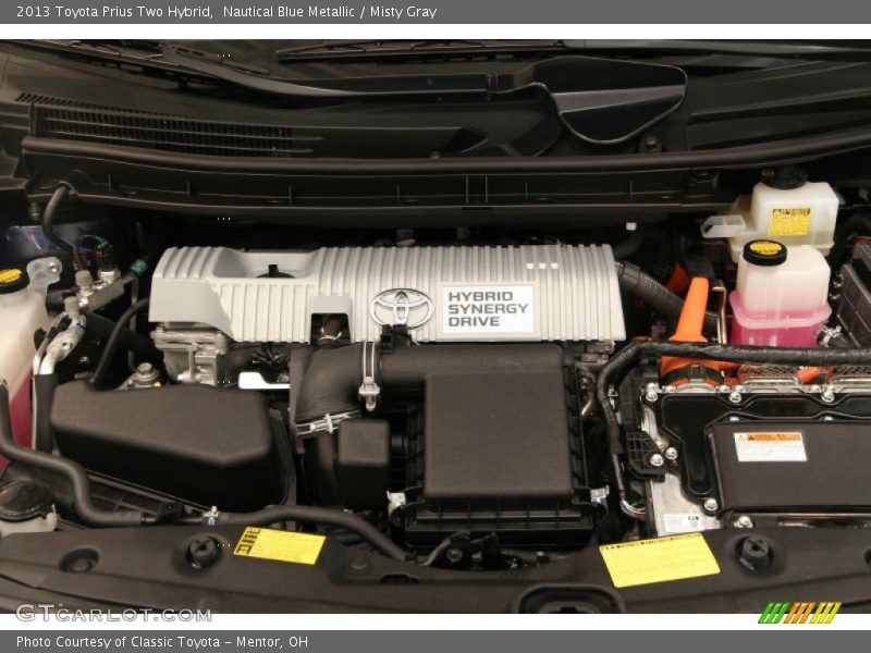 Nautical Blue Metallic / Misty Gray 2013 Toyota Prius Two Hybrid