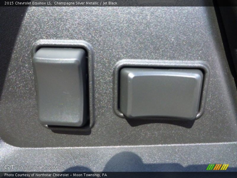 Champagne Silver Metallic / Jet Black 2015 Chevrolet Equinox LS