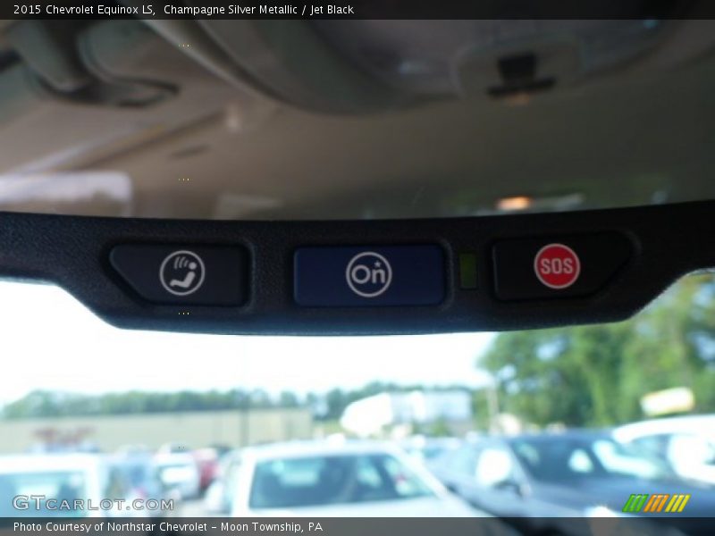 Champagne Silver Metallic / Jet Black 2015 Chevrolet Equinox LS