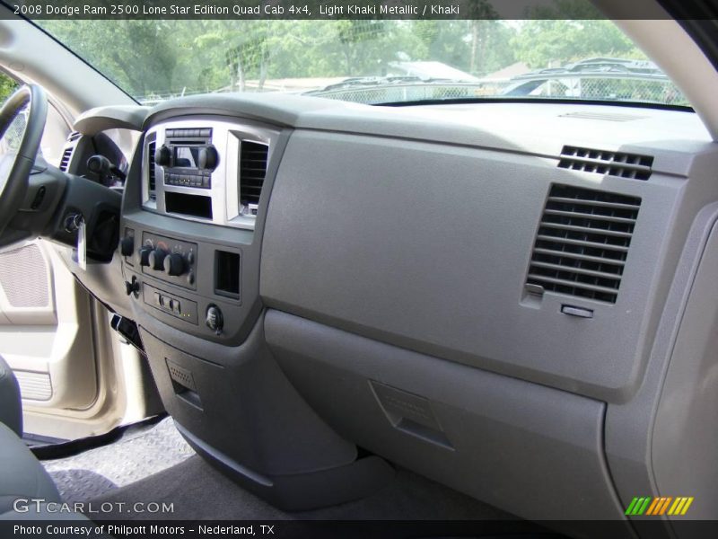 Light Khaki Metallic / Khaki 2008 Dodge Ram 2500 Lone Star Edition Quad Cab 4x4