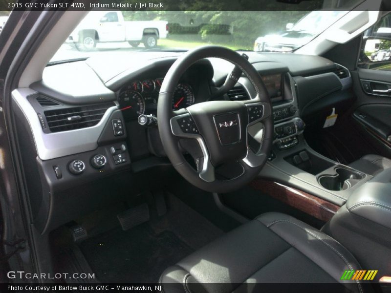 Iridium Metallic / Jet Black 2015 GMC Yukon SLT 4WD