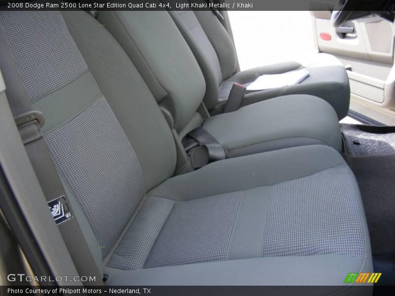 Light Khaki Metallic / Khaki 2008 Dodge Ram 2500 Lone Star Edition Quad Cab 4x4