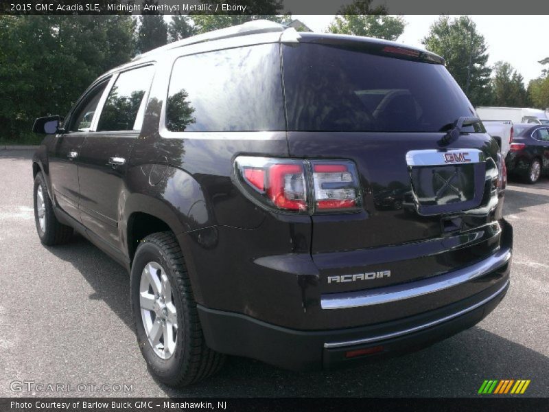 Midnight Amethyst Metallic / Ebony 2015 GMC Acadia SLE