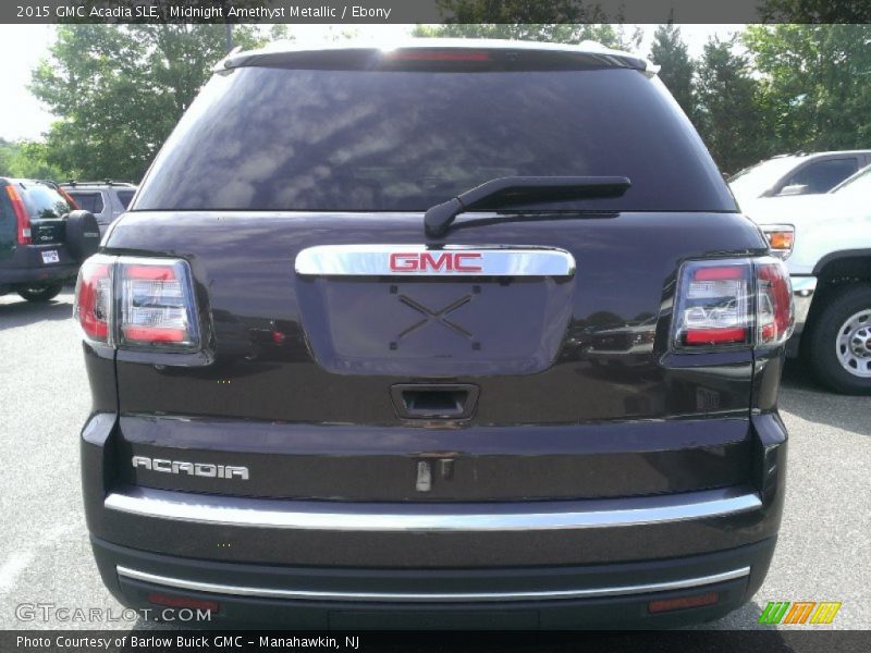 Midnight Amethyst Metallic / Ebony 2015 GMC Acadia SLE
