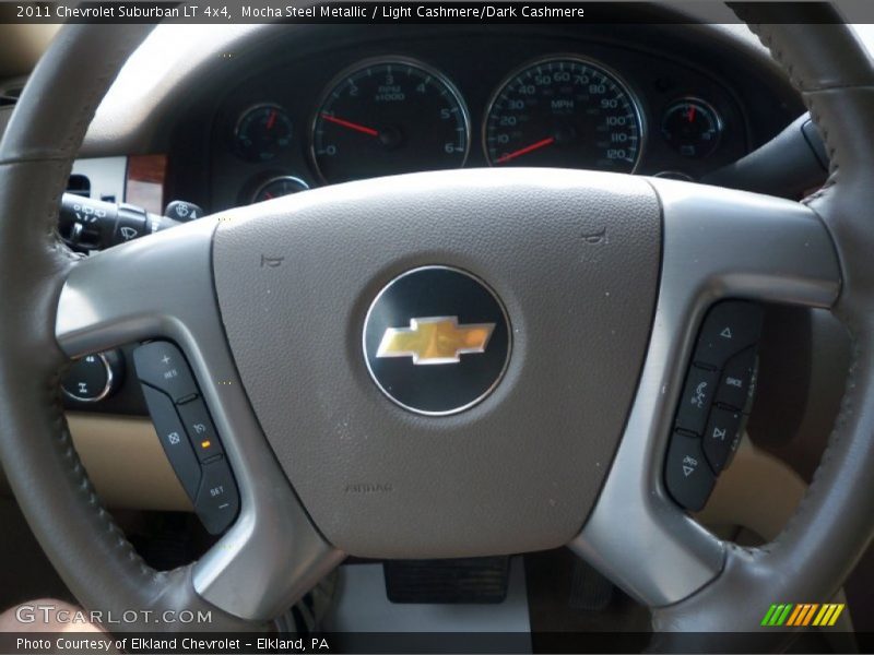 Mocha Steel Metallic / Light Cashmere/Dark Cashmere 2011 Chevrolet Suburban LT 4x4