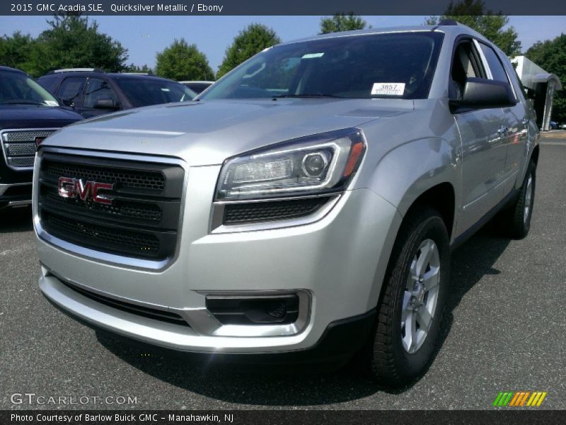Quicksilver Metallic / Ebony 2015 GMC Acadia SLE