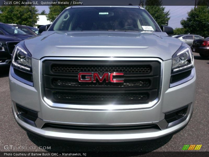 Quicksilver Metallic / Ebony 2015 GMC Acadia SLE