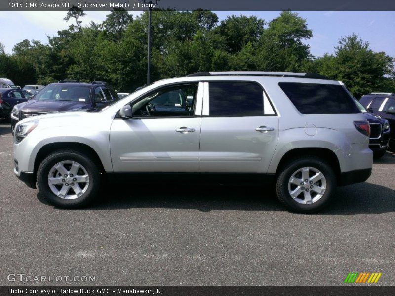 Quicksilver Metallic / Ebony 2015 GMC Acadia SLE