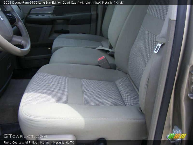 Light Khaki Metallic / Khaki 2008 Dodge Ram 2500 Lone Star Edition Quad Cab 4x4