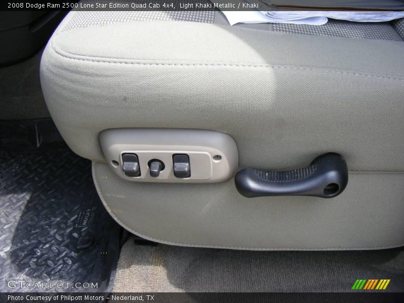 Light Khaki Metallic / Khaki 2008 Dodge Ram 2500 Lone Star Edition Quad Cab 4x4