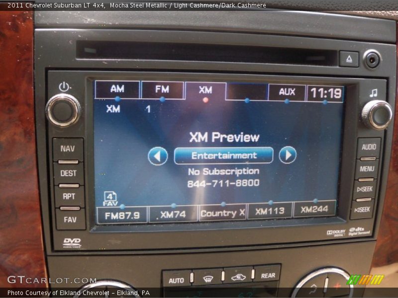 Mocha Steel Metallic / Light Cashmere/Dark Cashmere 2011 Chevrolet Suburban LT 4x4