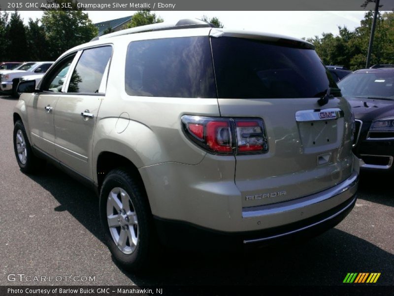 Champagne Silver Metallic / Ebony 2015 GMC Acadia SLE