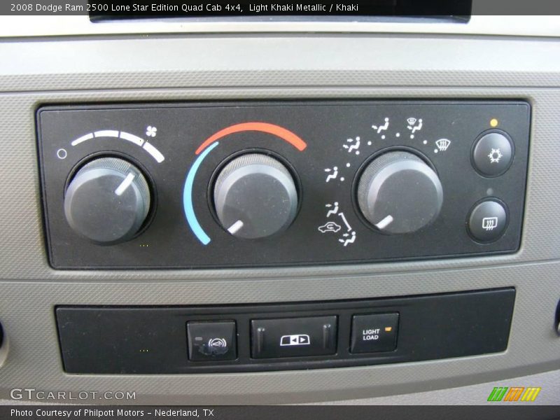 Light Khaki Metallic / Khaki 2008 Dodge Ram 2500 Lone Star Edition Quad Cab 4x4