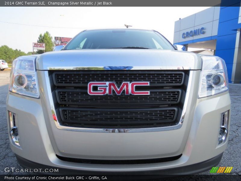 Champagne Silver Metallic / Jet Black 2014 GMC Terrain SLE