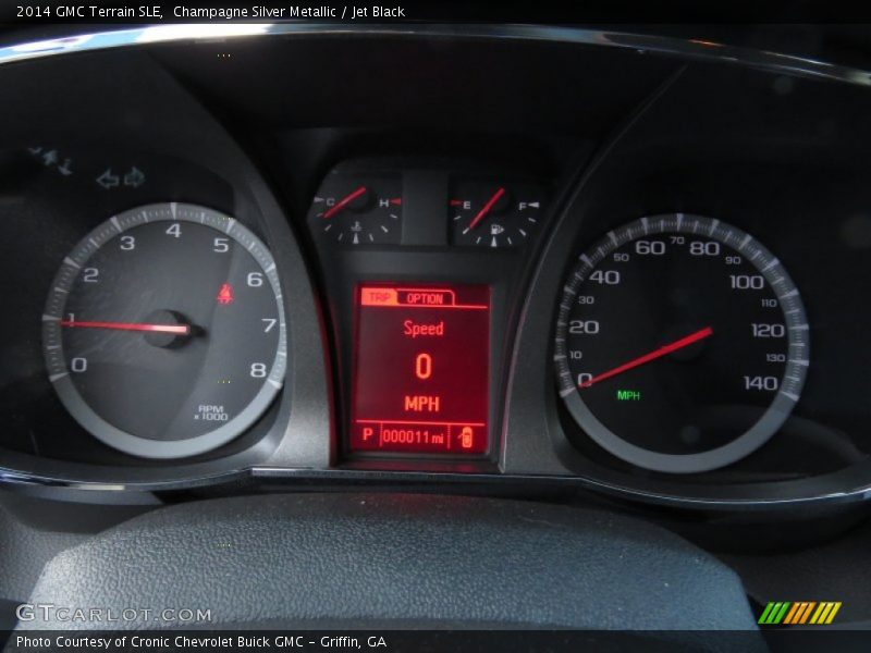 Champagne Silver Metallic / Jet Black 2014 GMC Terrain SLE