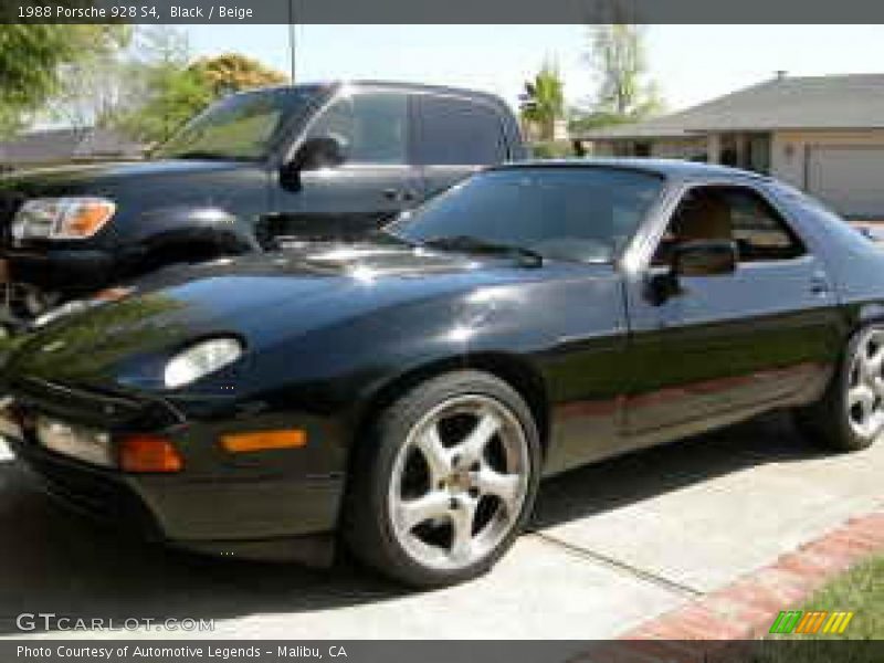 Black / Beige 1988 Porsche 928 S4