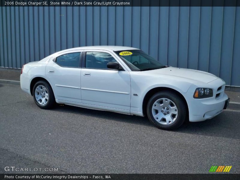 Stone White / Dark Slate Gray/Light Graystone 2006 Dodge Charger SE