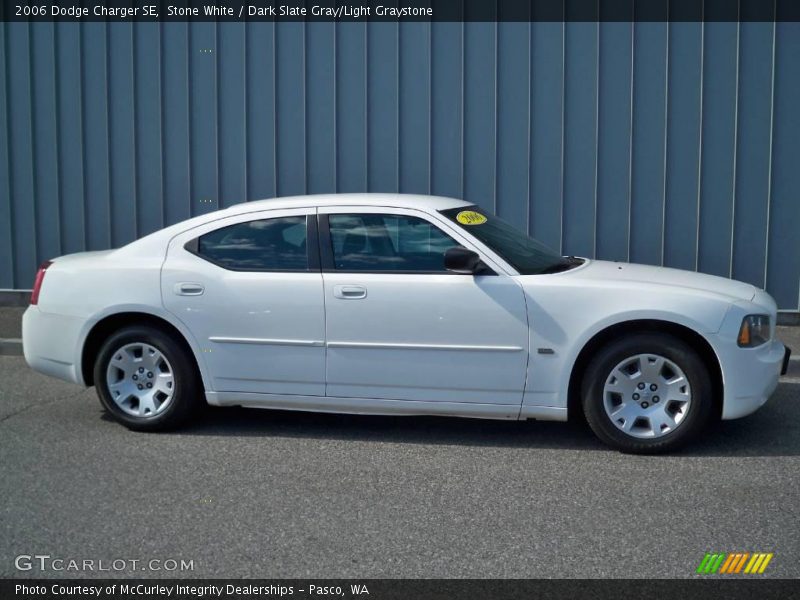 Stone White / Dark Slate Gray/Light Graystone 2006 Dodge Charger SE