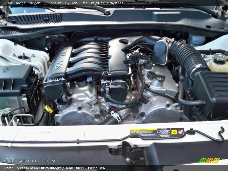Stone White / Dark Slate Gray/Light Graystone 2006 Dodge Charger SE