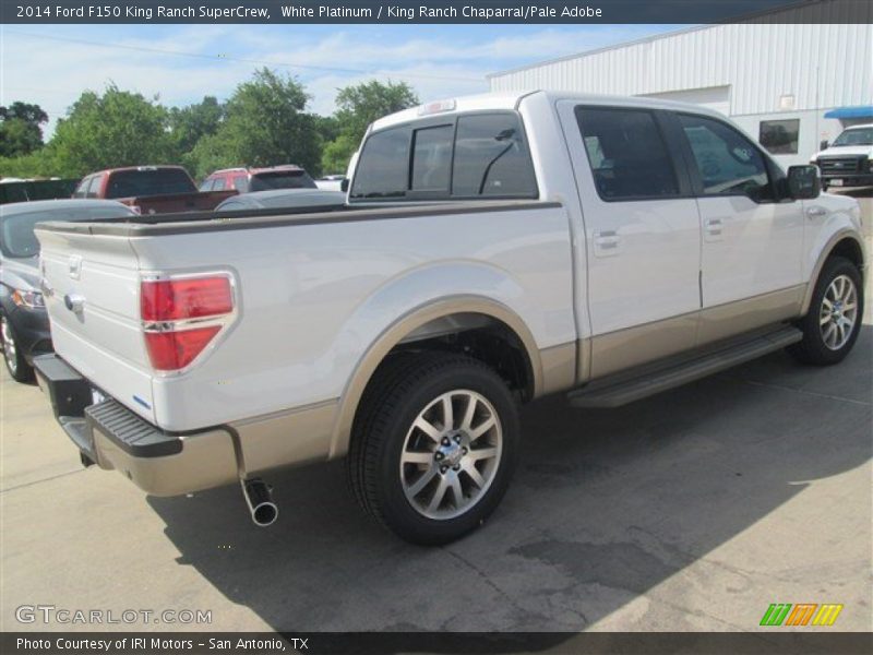 White Platinum / King Ranch Chaparral/Pale Adobe 2014 Ford F150 King Ranch SuperCrew