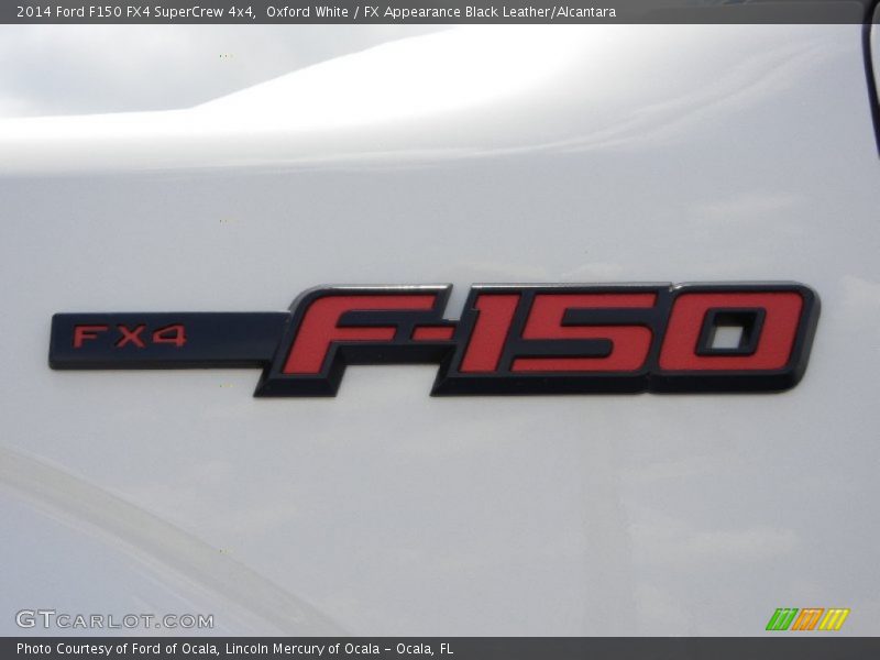 Oxford White / FX Appearance Black Leather/Alcantara 2014 Ford F150 FX4 SuperCrew 4x4