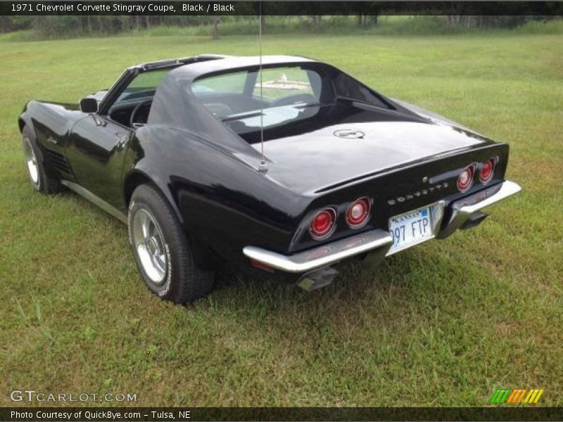 Black / Black 1971 Chevrolet Corvette Stingray Coupe