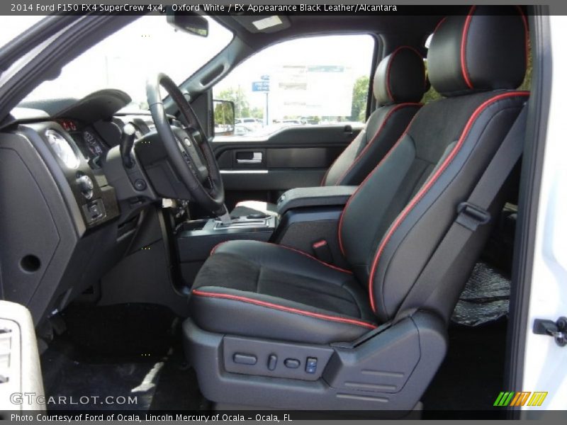 Oxford White / FX Appearance Black Leather/Alcantara 2014 Ford F150 FX4 SuperCrew 4x4