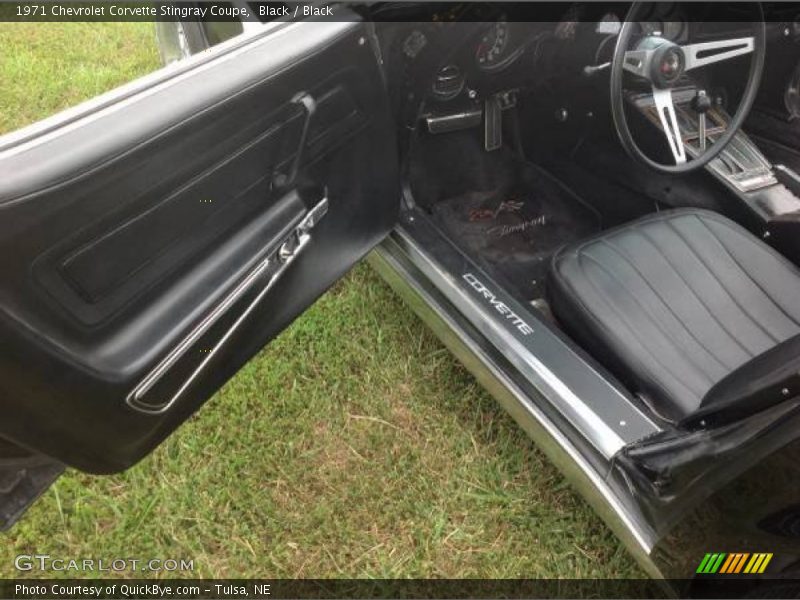  1971 Corvette Stingray Coupe Black Interior