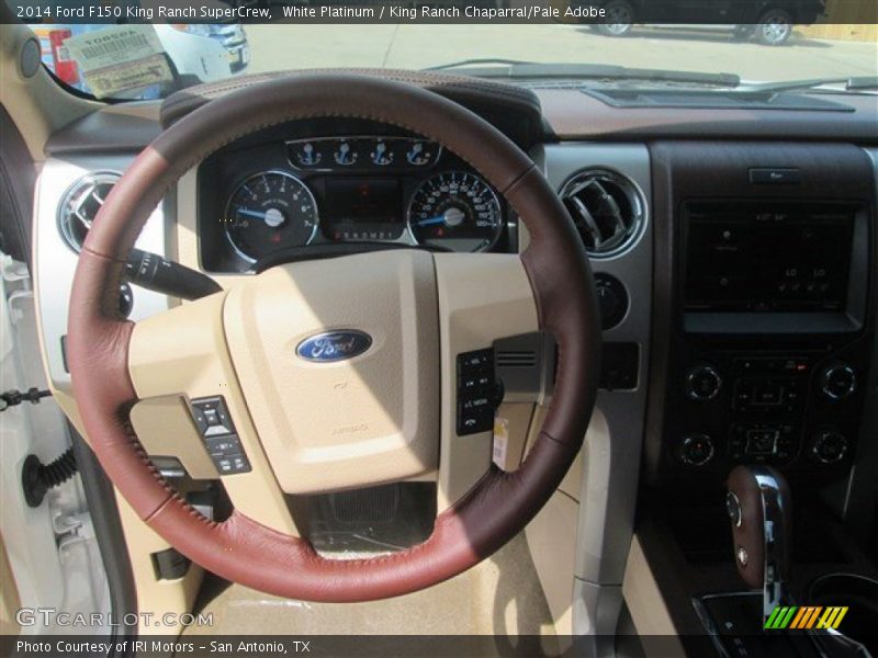 White Platinum / King Ranch Chaparral/Pale Adobe 2014 Ford F150 King Ranch SuperCrew
