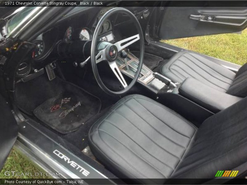  1971 Corvette Stingray Coupe Black Interior
